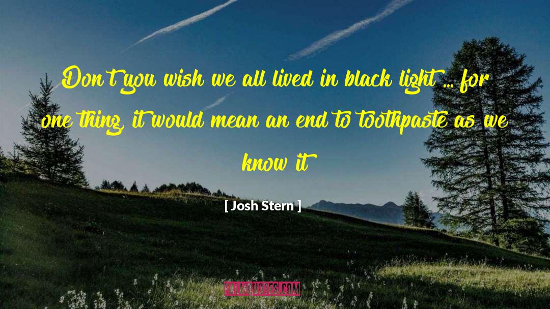 Visible Light quotes by Josh Stern