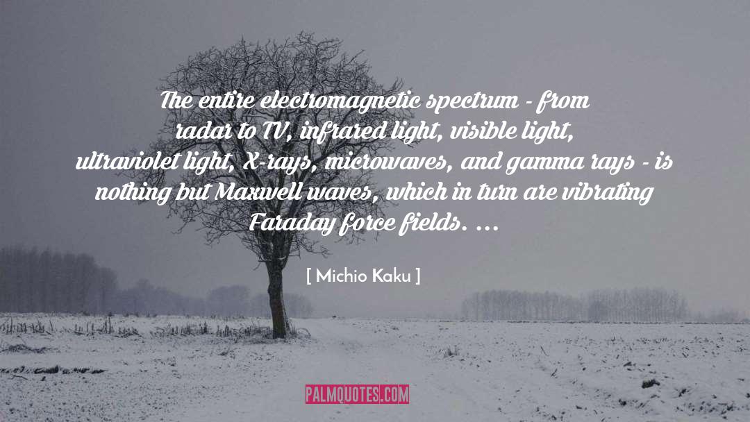 Visible Light quotes by Michio Kaku