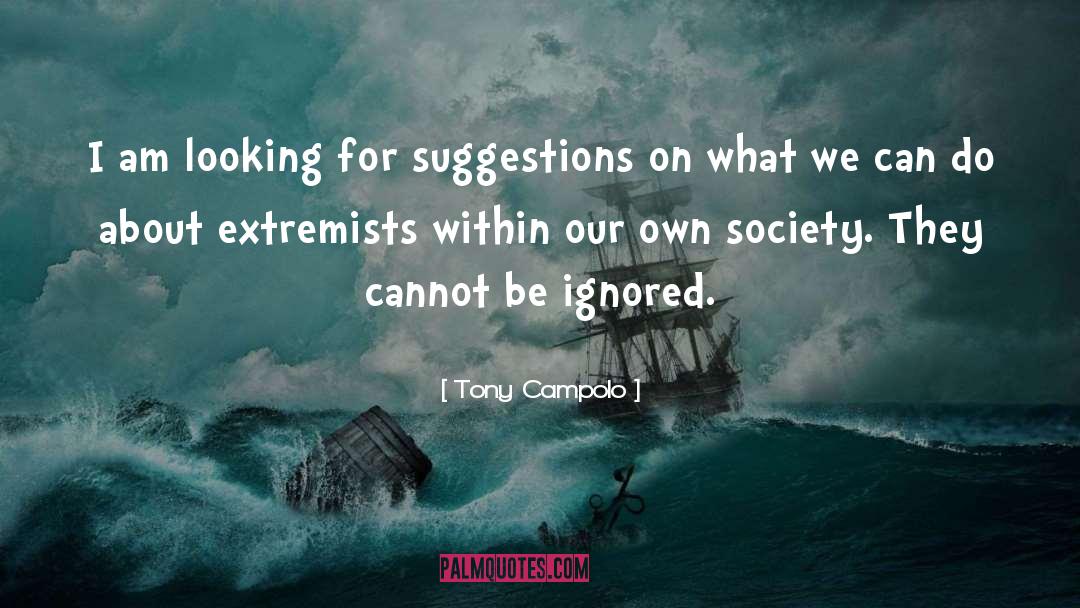 Visibly Ignored quotes by Tony Campolo