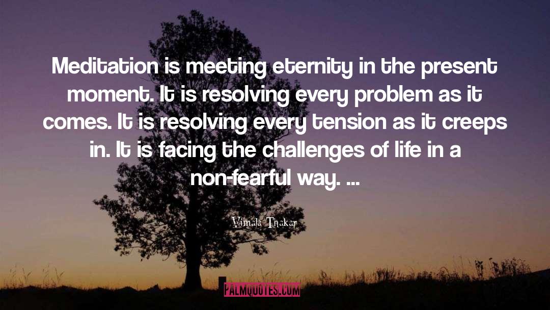Vision Facing Challenges quotes by Vimala Thakar