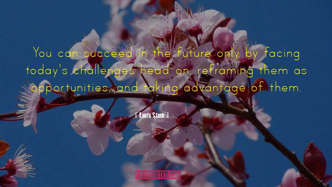 Vision Facing Challenges quotes by Laura Stack