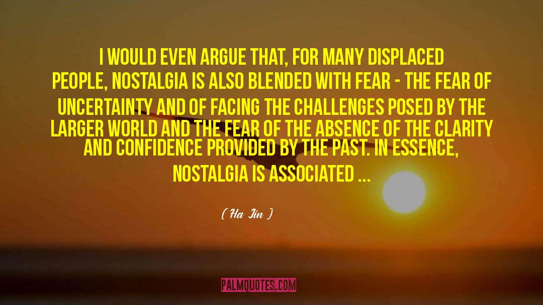 Vision Facing Challenges quotes by Ha Jin