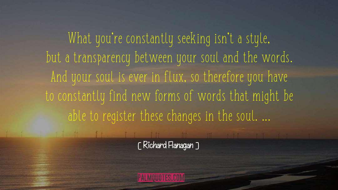 Vision Of Soul quotes by Richard Flanagan