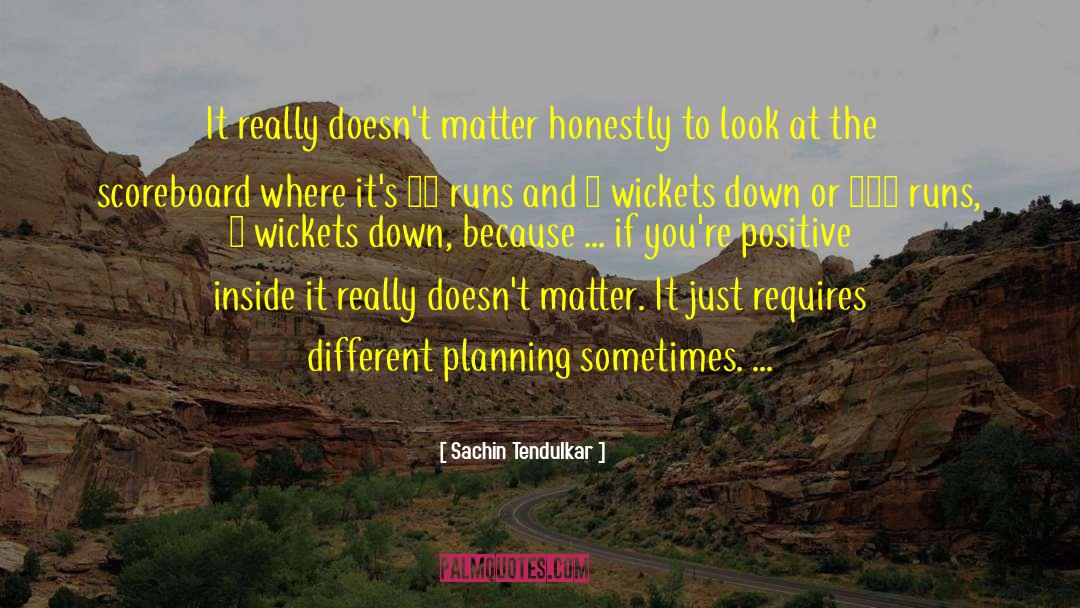 Vision Planning quotes by Sachin Tendulkar
