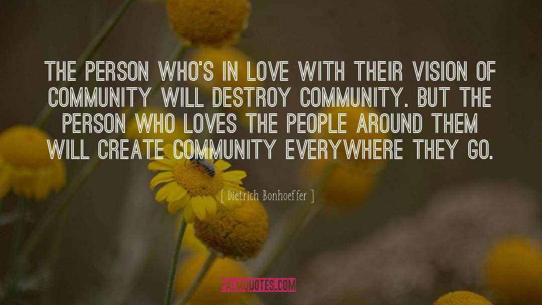 Vision quotes by Dietrich Bonhoeffer