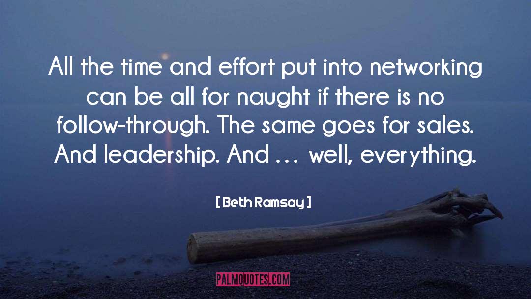 Visionary Leadership quotes by Beth Ramsay