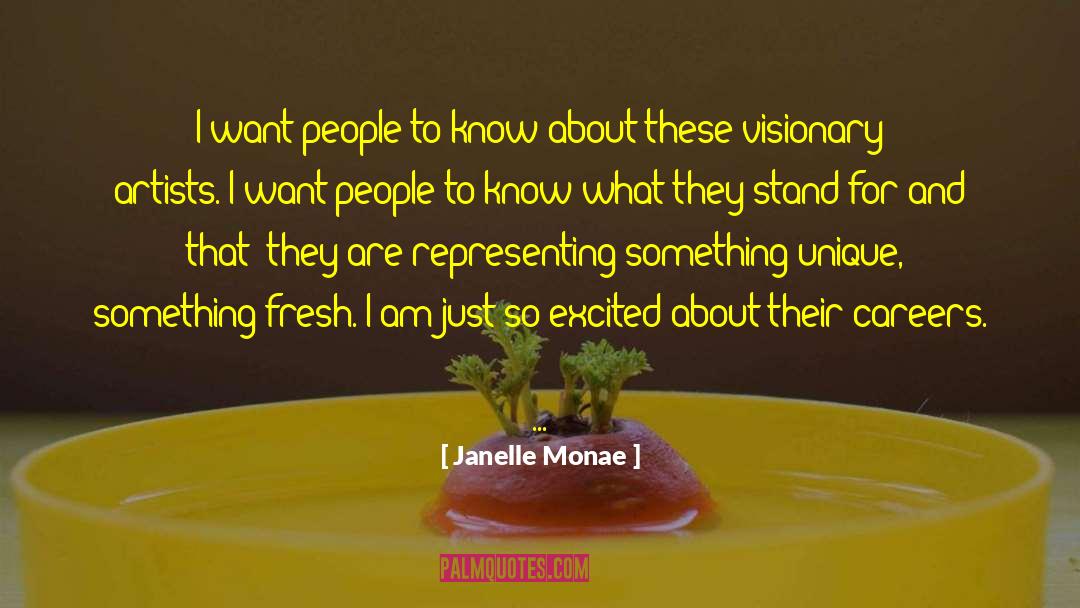 Visionary quotes by Janelle Monae