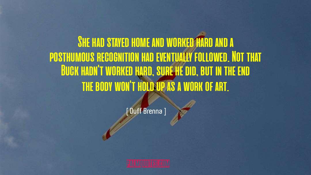 Visual Art quotes by Duff Brenna