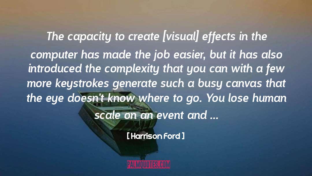 Visual Effects quotes by Harrison Ford