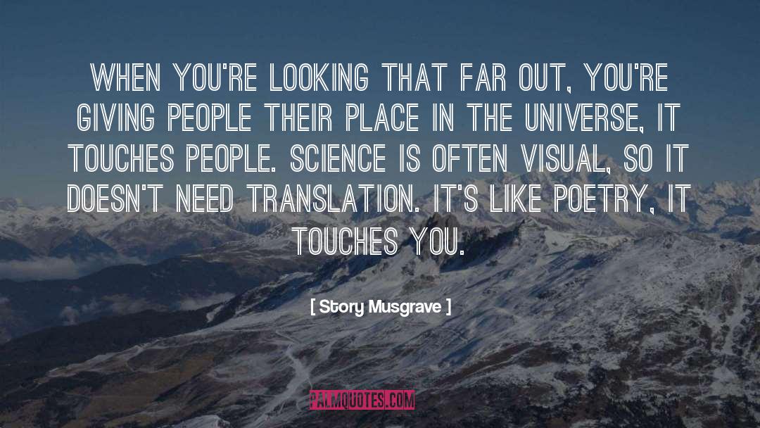 Visual Images quotes by Story Musgrave