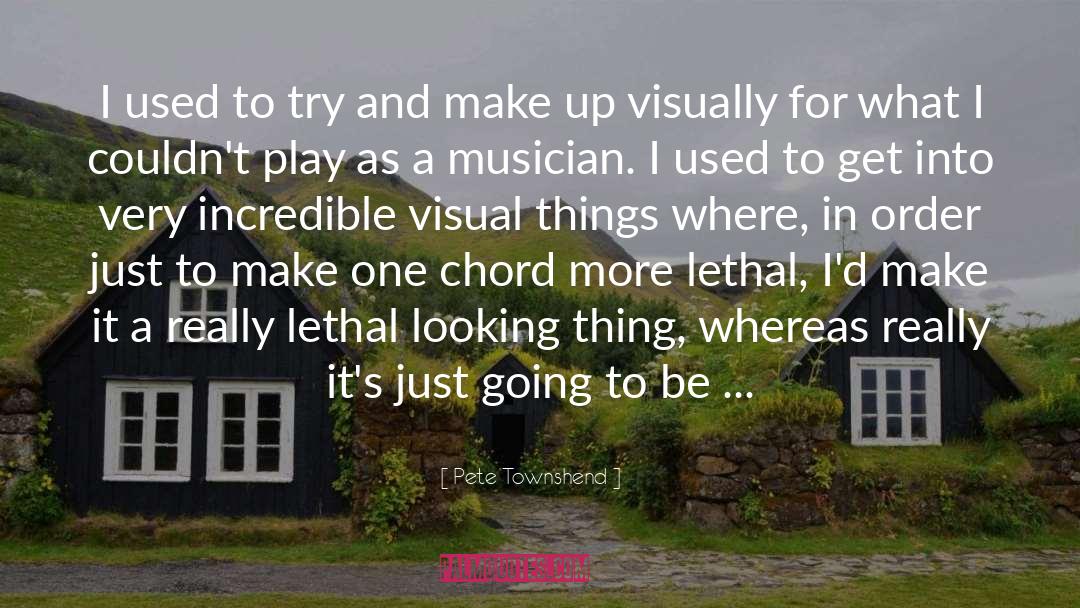 Visual Marketing quotes by Pete Townshend