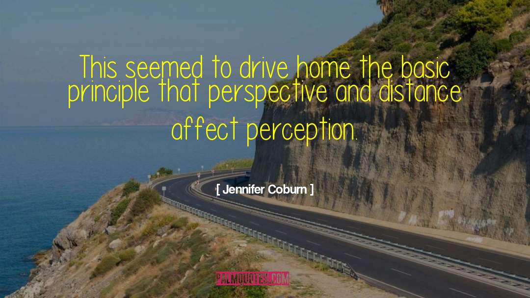 Visual Perception quotes by Jennifer Coburn