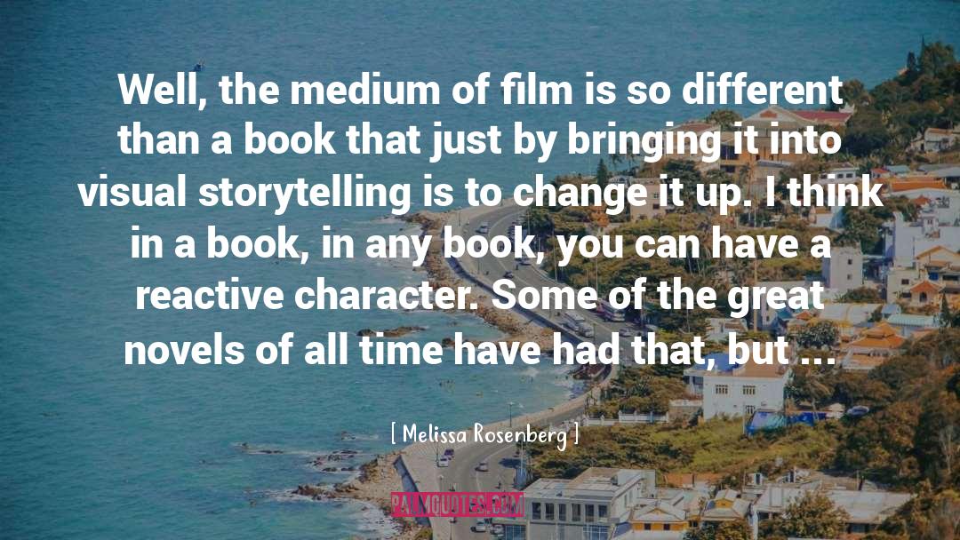 Visual Storytelling quotes by Melissa Rosenberg