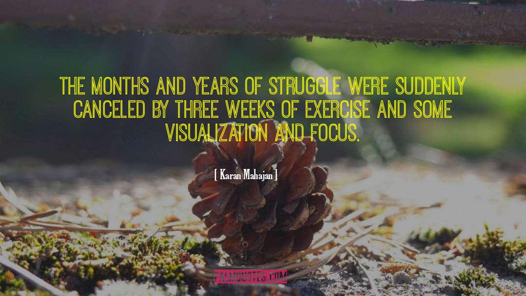 Visualization quotes by Karan Mahajan