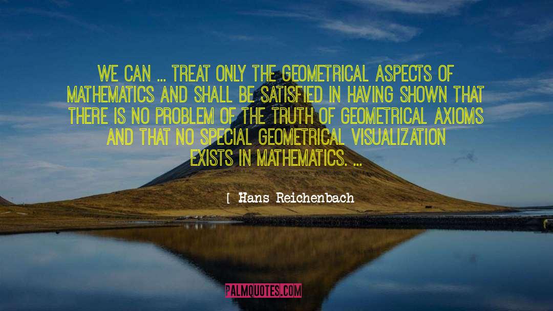 Visualization quotes by Hans Reichenbach