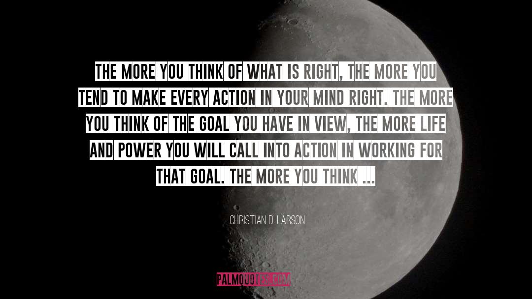 Visualizing Success In Your Mind quotes by Christian D. Larson