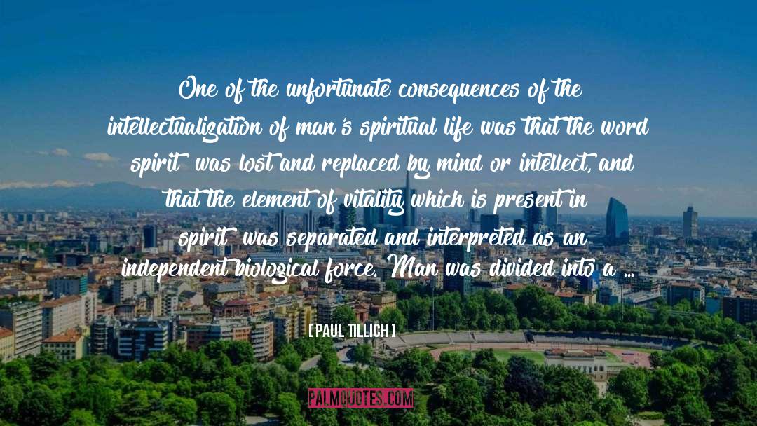 Vitality quotes by Paul Tillich