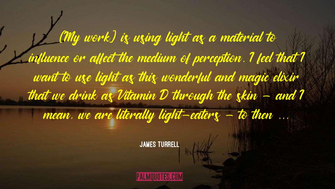 Vitamin D quotes by James Turrell