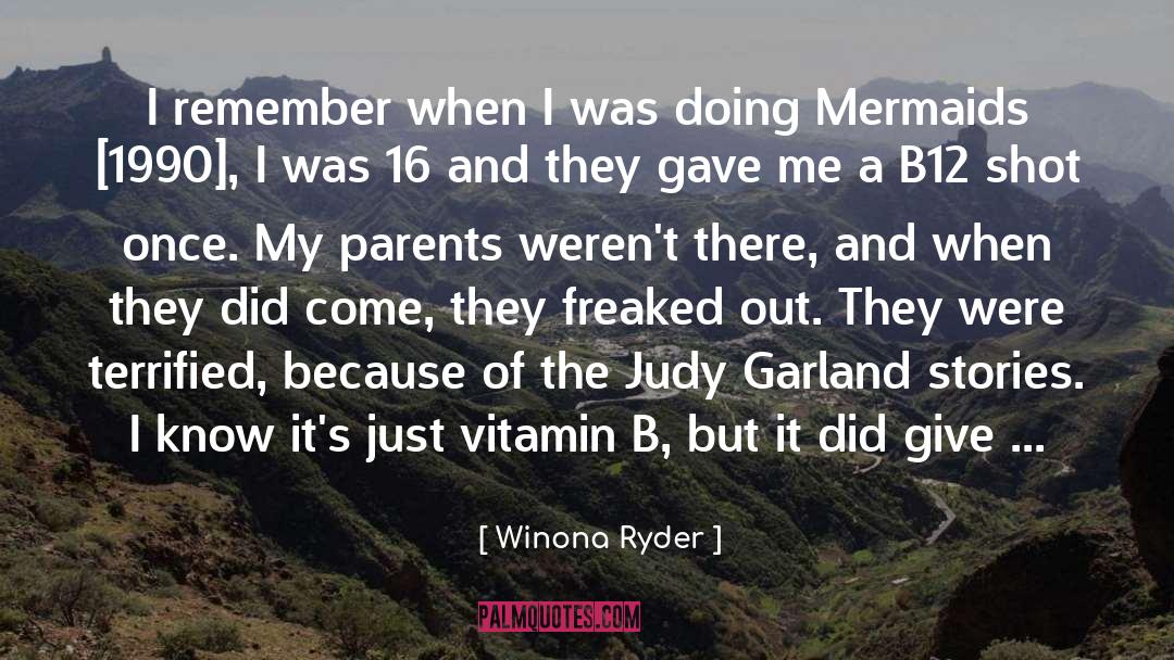 Vitamin quotes by Winona Ryder