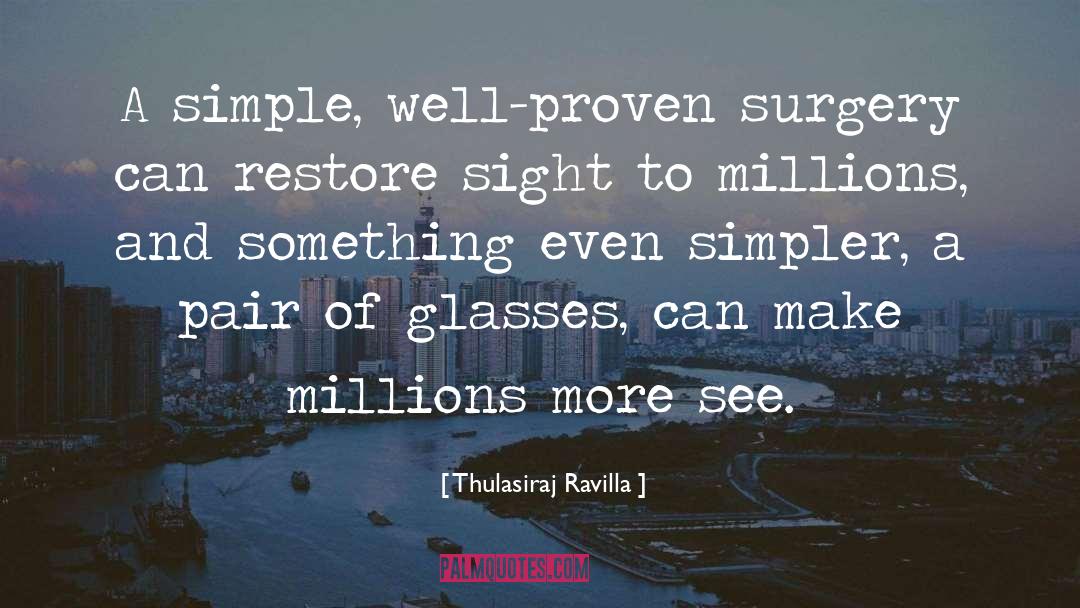 Vitreoretinal Surgery quotes by Thulasiraj Ravilla