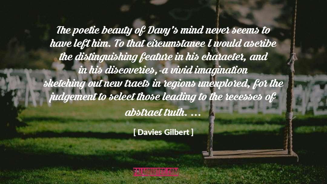 Vivid Imagination quotes by Davies Gilbert
