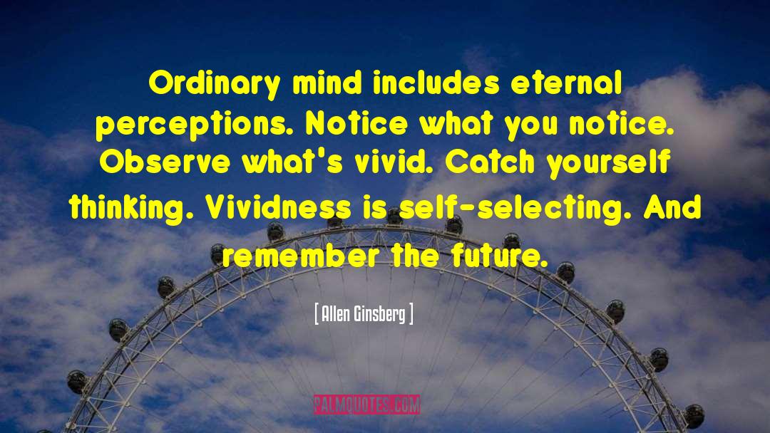 Vividness quotes by Allen Ginsberg