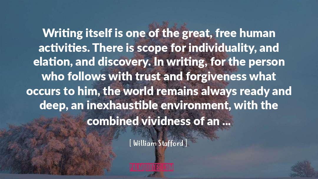 Vividness quotes by William Stafford