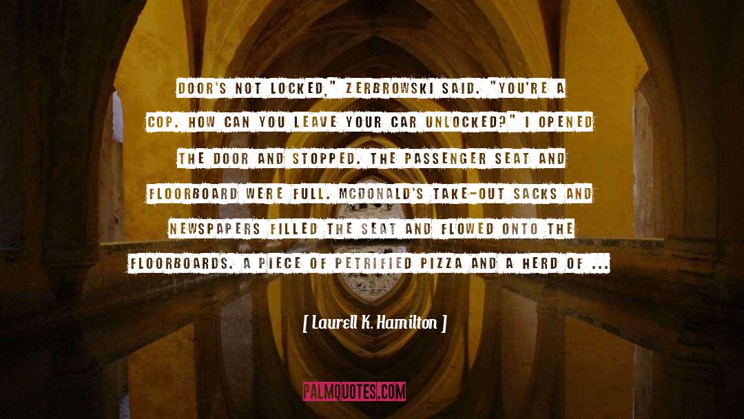 Vivono Pizza quotes by Laurell K. Hamilton