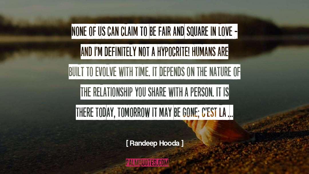 Vivre La Vie quotes by Randeep Hooda