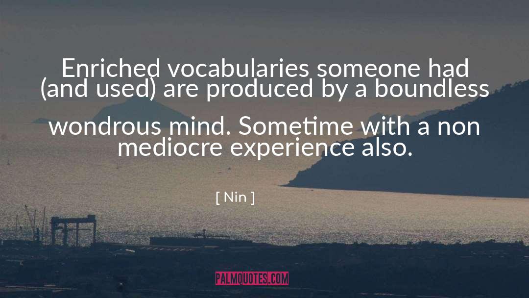 Vocabularies quotes by Nin