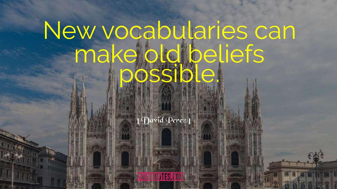 Vocabularies quotes by David Perez