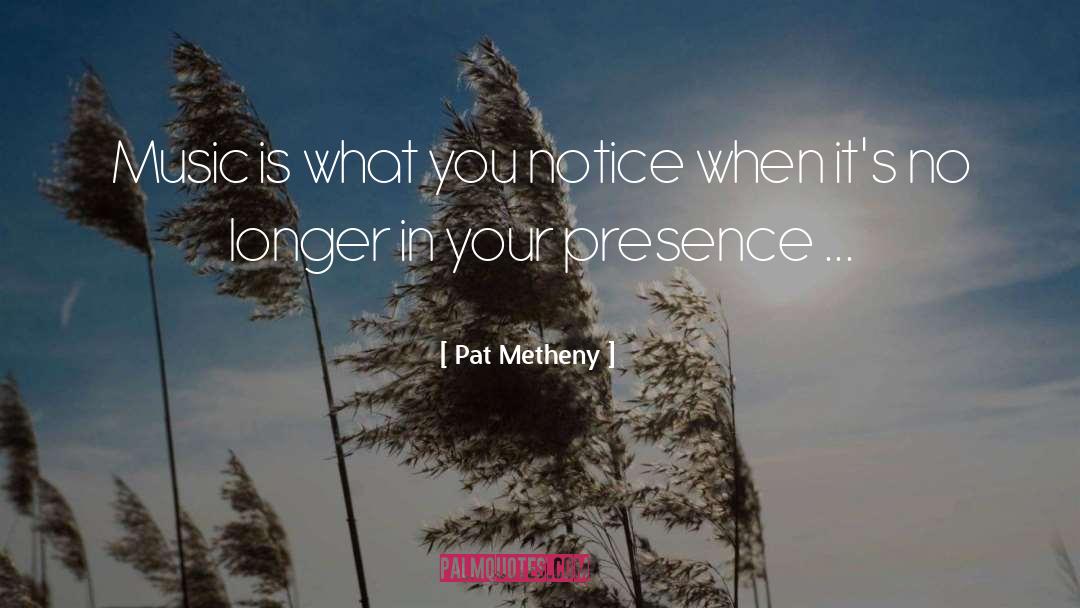 Vocal Music quotes by Pat Metheny