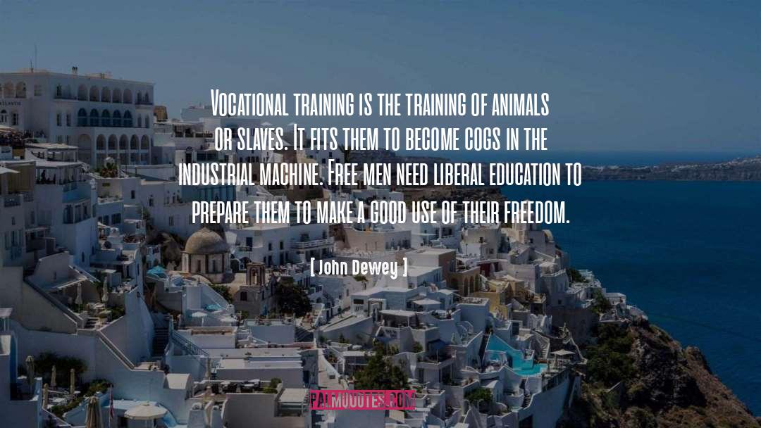 Vocational Training quotes by John Dewey