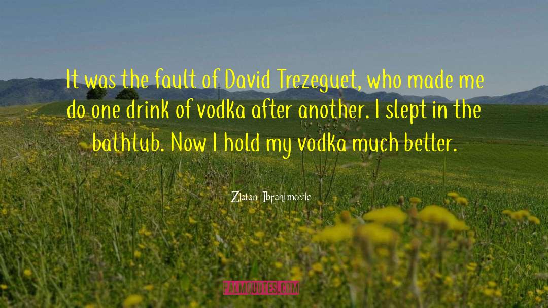 Vodka Tumblr quotes by Zlatan Ibrahimovic