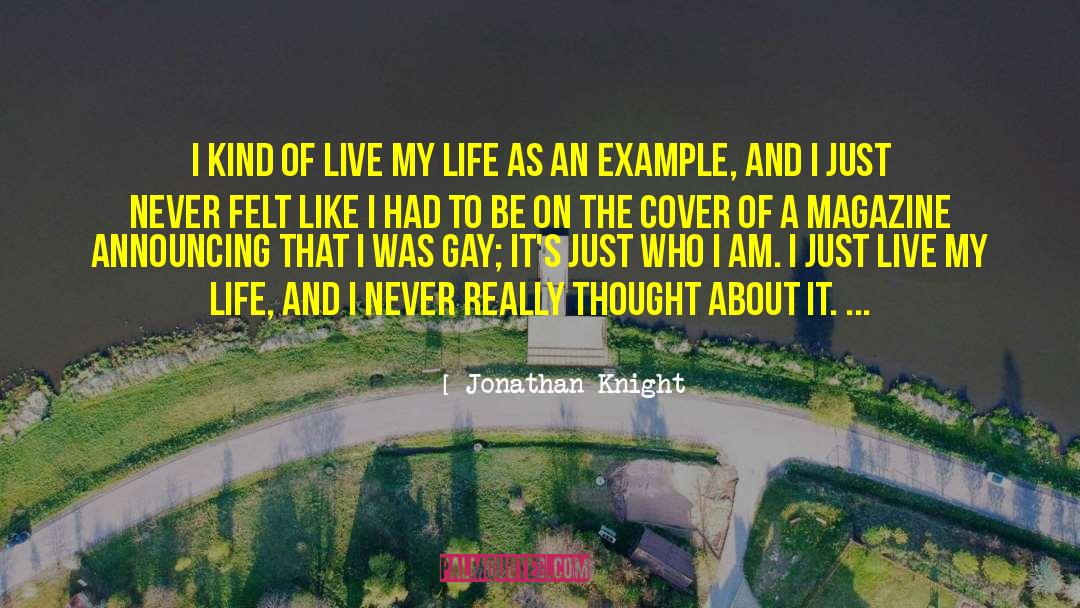 Vogue Magazine quotes by Jonathan Knight