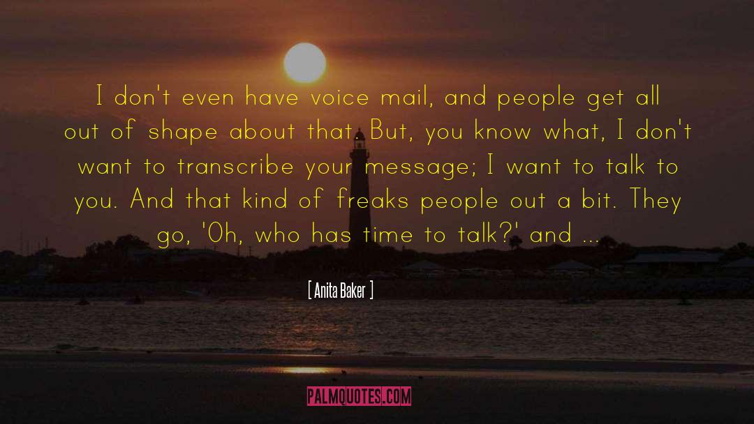 Voice Mail quotes by Anita Baker