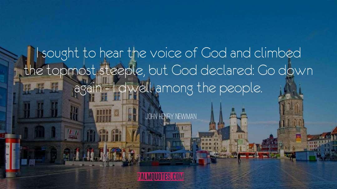 Voice Of God quotes by John Henry Newman