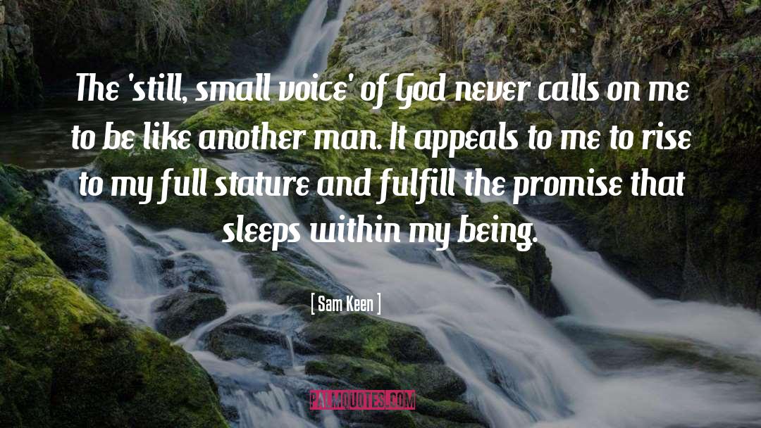 Voice Of God quotes by Sam Keen