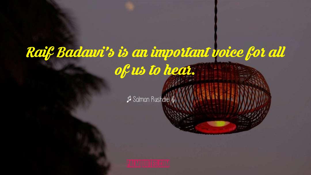 Voice Over quotes by Salman Rushdie