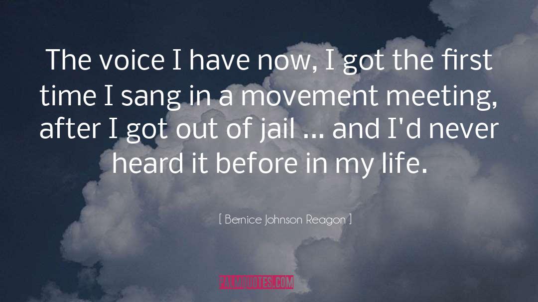 Voice quotes by Bernice Johnson Reagon