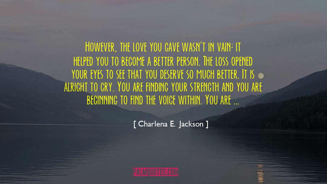 Voice Within quotes by Charlena E.  Jackson
