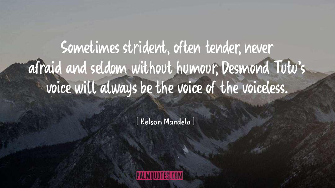 Voiceless quotes by Nelson Mandela