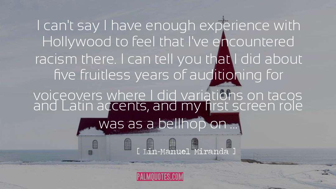 Voiceovers quotes by Lin-Manuel Miranda