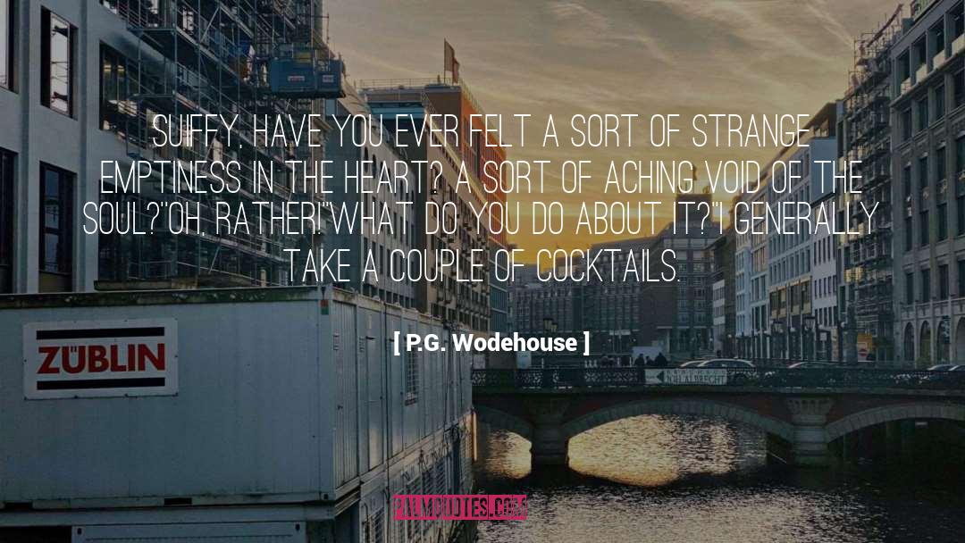 Void Within quotes by P.G. Wodehouse