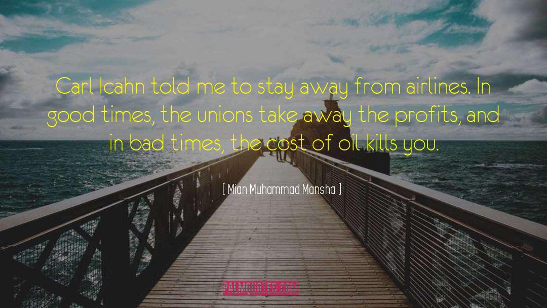 Volaris Airline quotes by Mian Muhammad Mansha