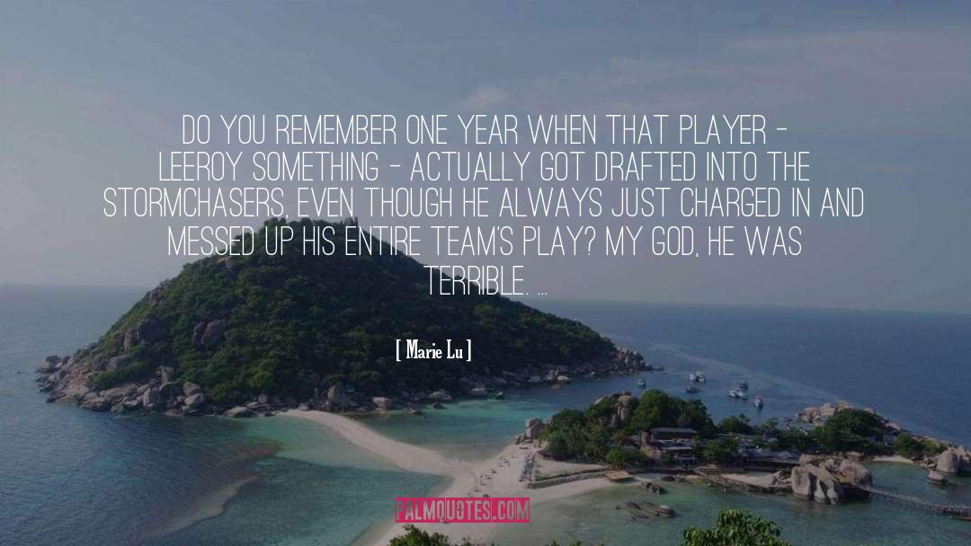Volleyball Player quotes by Marie Lu
