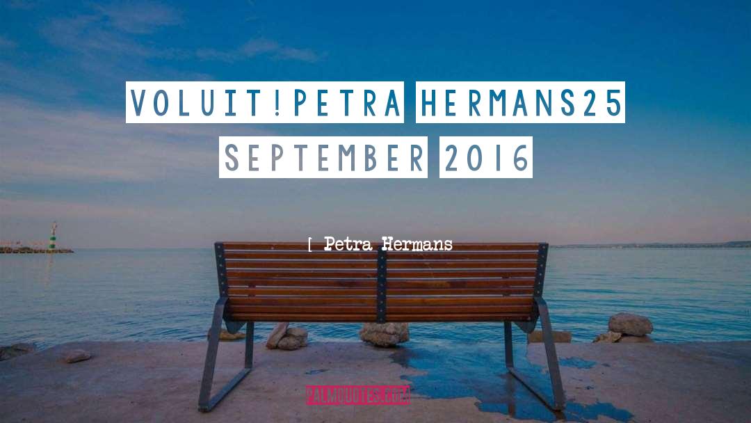 Voluit quotes by Petra Hermans