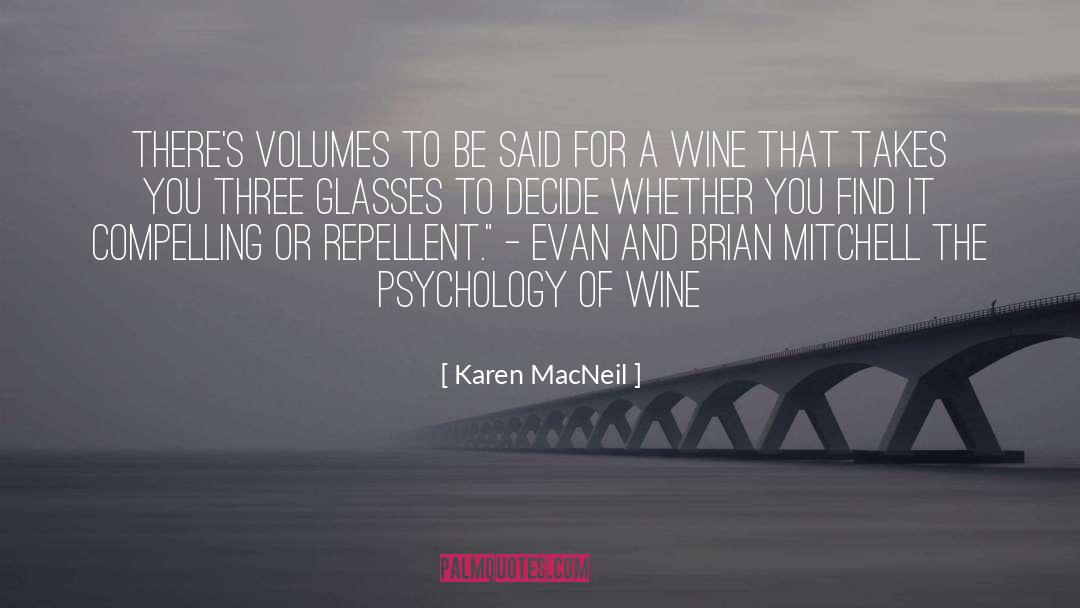 Volumes quotes by Karen MacNeil