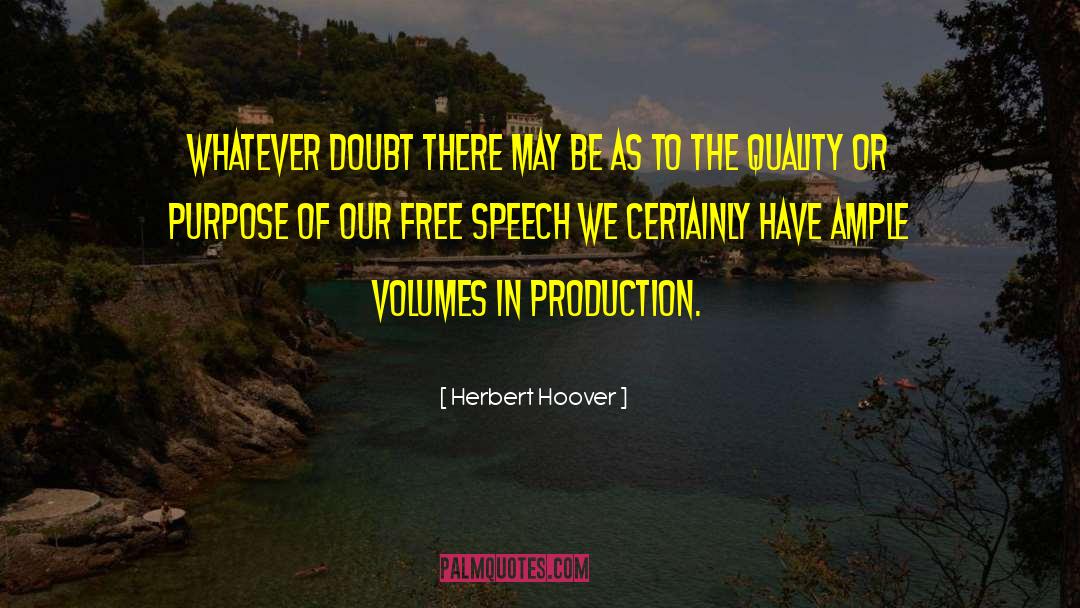 Volumes quotes by Herbert Hoover