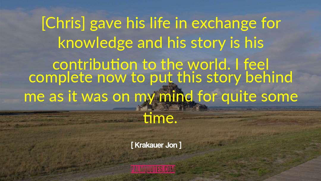 Voluntary Exchange quotes by Krakauer Jon